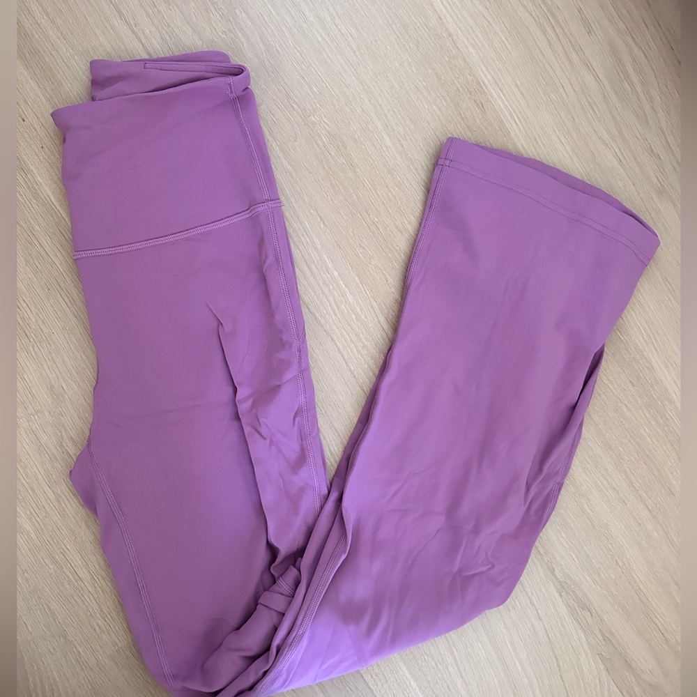 Lululemon lilac flare pants